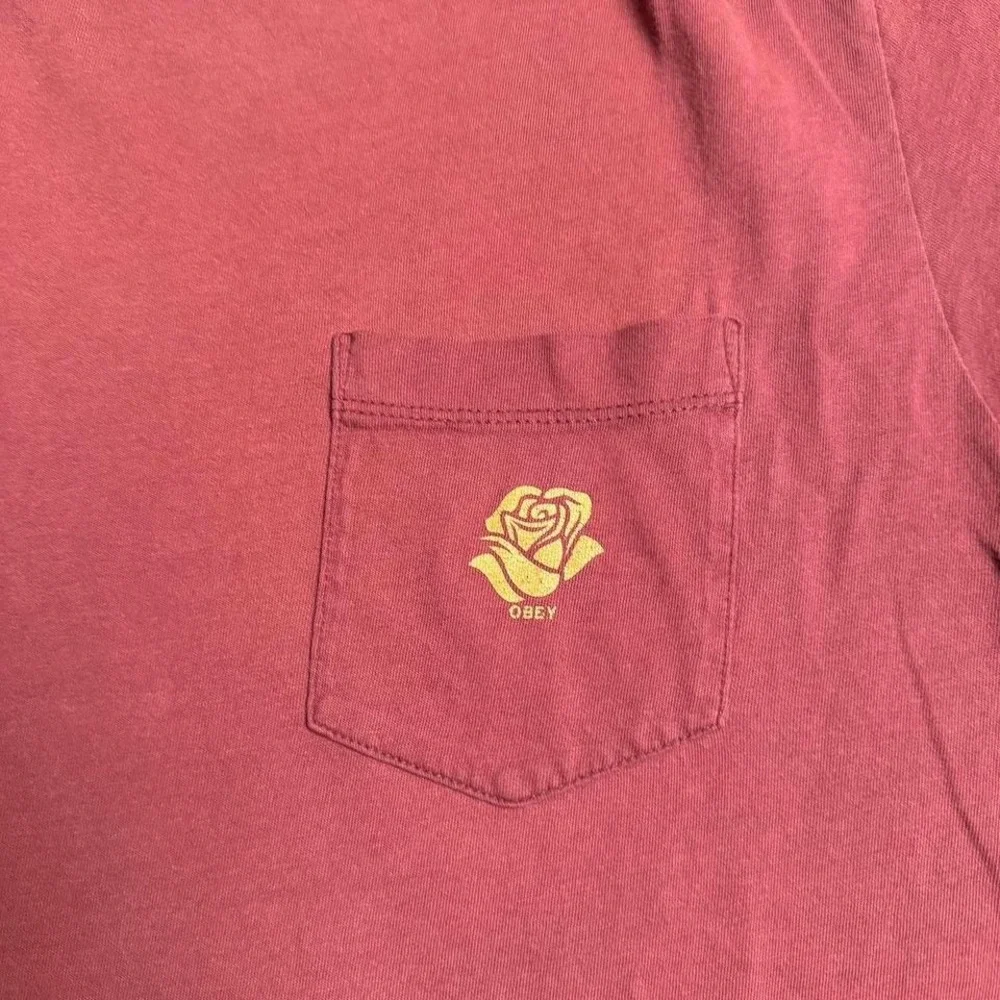 OBEY "ROSE" POCKET TEE - Picture 2 of 8